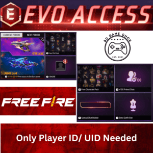 Free Fire Evo Access Top Up UID BD